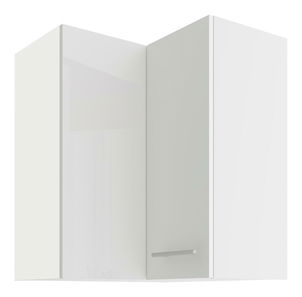 Gornji kutni kuhinjski ormarić Lavera 60x60 GN-72 2F (90°) (korpus: bijela + front: bijeli sjaj)