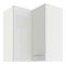 Felső sarok konyhaszekrény Lavera 60x60 GN-72 2F (90°) (korpus: fehér + front: fényes fehér)