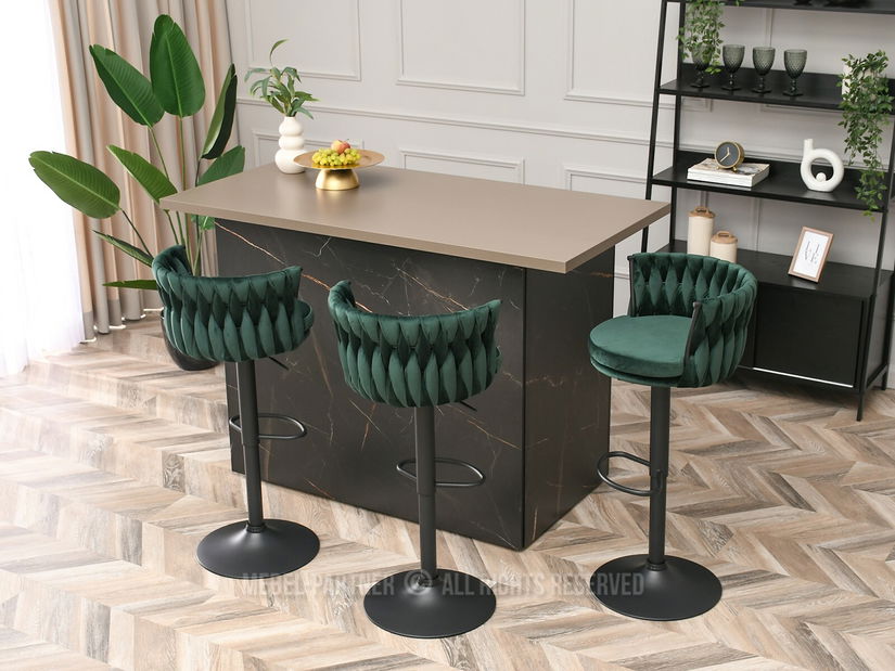 Scaun Adel (verde + negru)