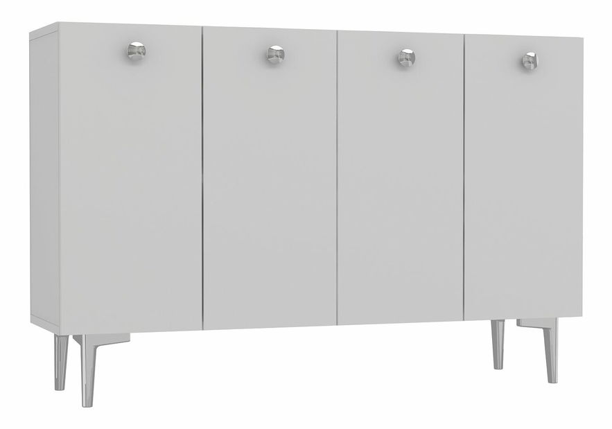 Skrinka Betia (biela + strieborná)