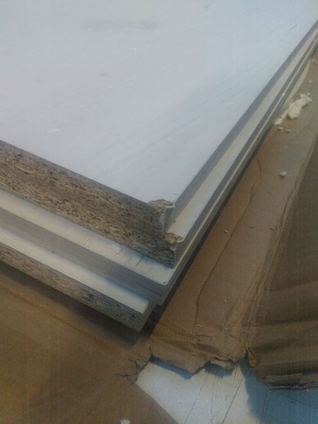 Masă de sufragerie extensibilă Elston 2 (alb craft) (pentru 4 până la 6 persoane) *resigilat