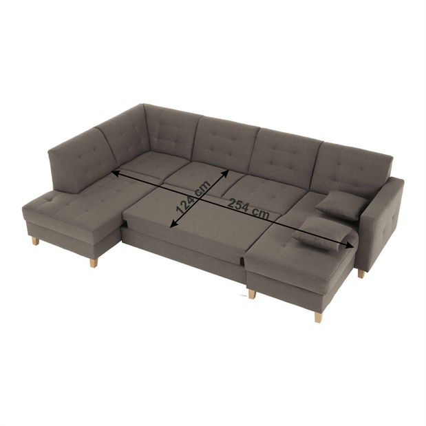 Kutna garnitura u obliku slova U Brudge (P)