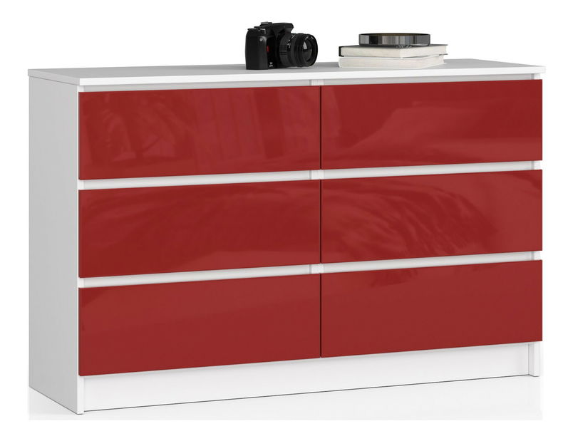 Komoda Kapil (červený lesk)