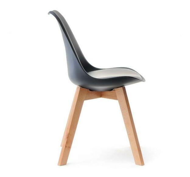 Stolica Large Wood (crna + bukva)