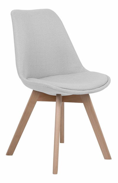 Set 2 buc. scaune pentru sufragerie Soho (gri deschis)