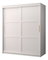 Šatníková skriňa Riven 1 150 (biela matná)