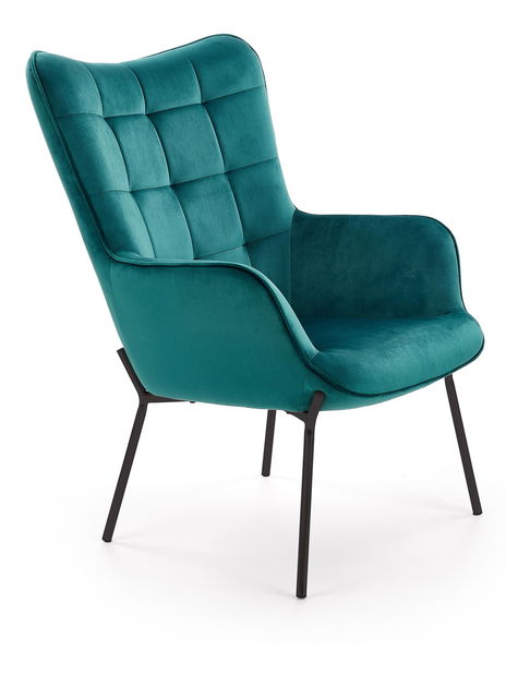 Kreslo Camie (tmavozelená)