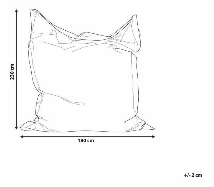Babzsák 180x230 cm Xxl (sárga)