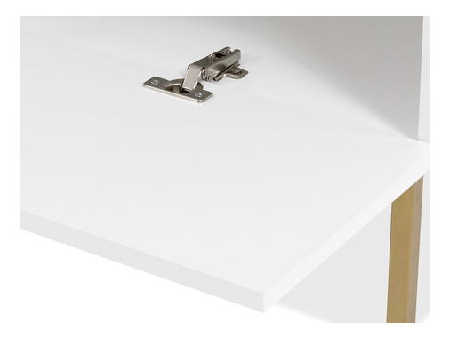 Nappali fal Madrealla II (fehér + fényes fehér + arany) 