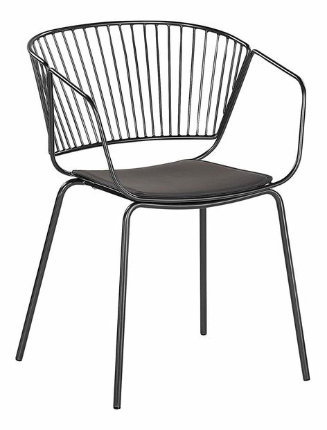 Set 2 ks. jedálenských stoličiek RAGOR (čierna)