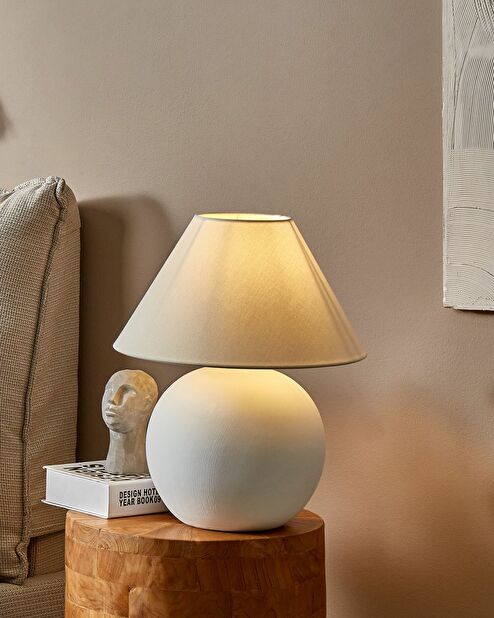 Stolná lampa Limza (biela)