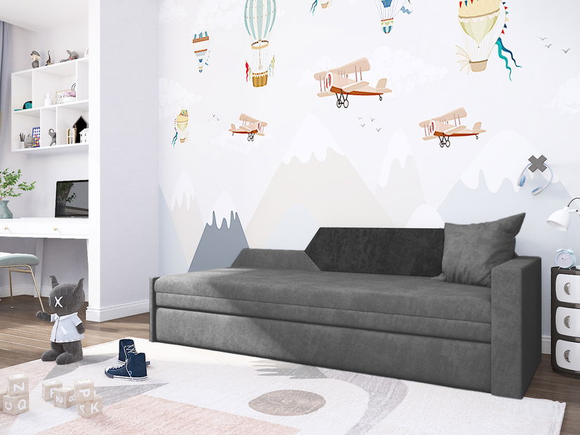 Leňoška Weranna (tmavosivá + čierna) (P)