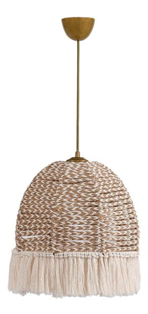 Stropné svietidlo Jutosorta 2 (ecru + biela)