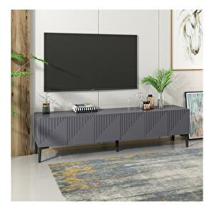 TV asztal/szekrény Kebati 3 (antracit) 