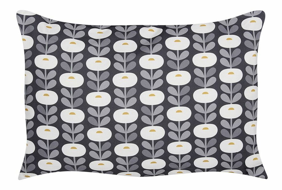 Sada 2 ozdobných vankúšov 40 x 60 cm Valso (sivá)