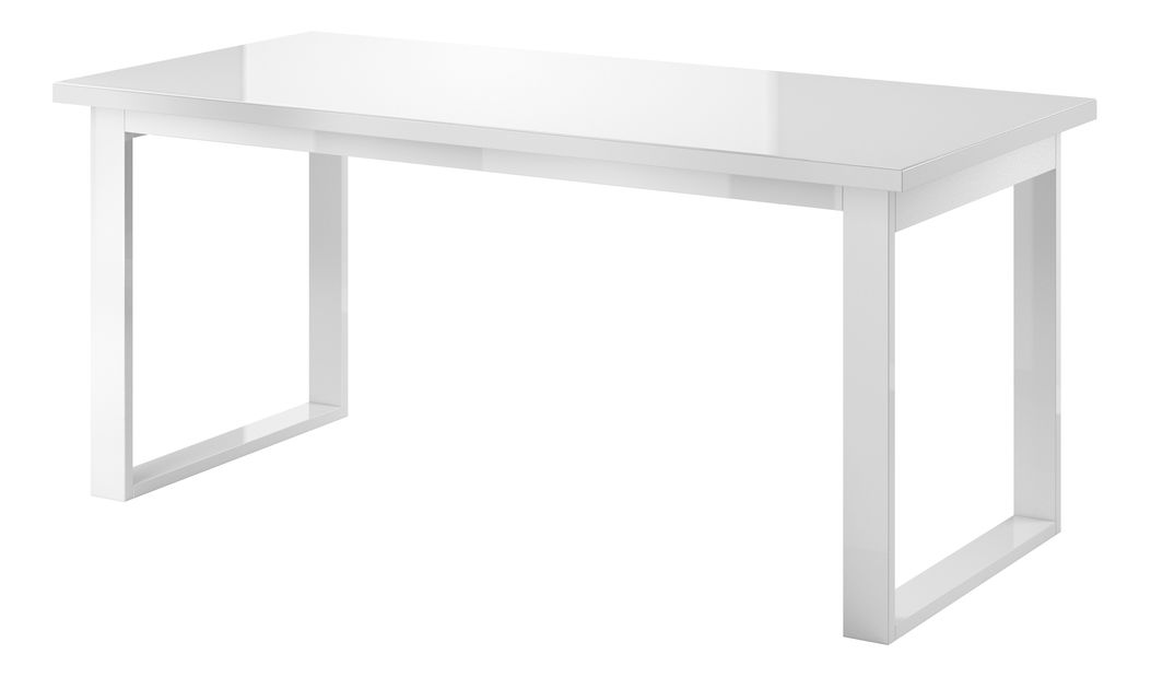 Blagovaonski stol- Henry Typ 92 (za 6 do 8 osoba) (bijela + bijeli visoki sjaj)