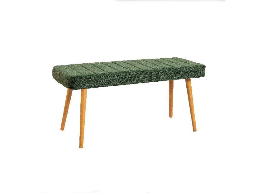 Set mobilier sufragerie Dobuse 2 (pin atlantic + alb + verde) (pentru 4 persoane)