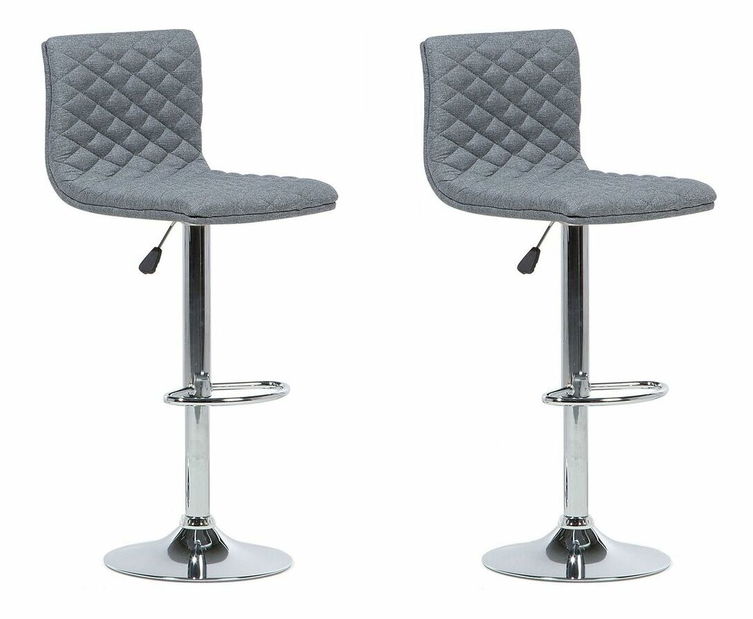 Set 2ks. barových stoličiek Orlo (sivá)