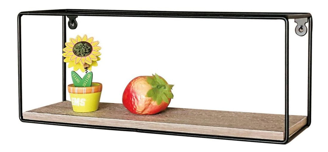 Fali polc Pesos (tölgy + matt fekete)