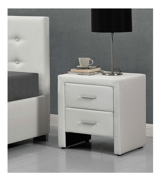 Noćni stolić Celdean (bijela) 