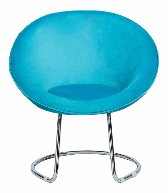Kreslo Flovi (tyrkysová) *výpredaj
