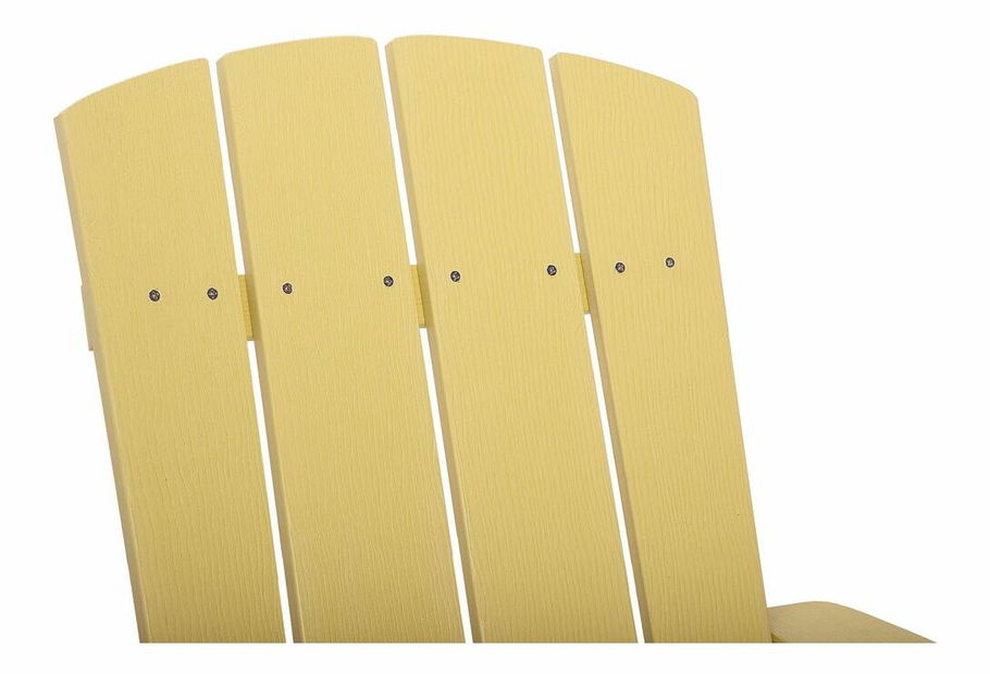 Záhradná stolička Adack (žltá)