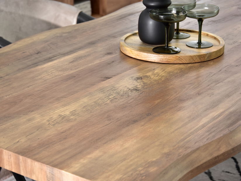 Étkezőasztal Maui (dió + fekete)