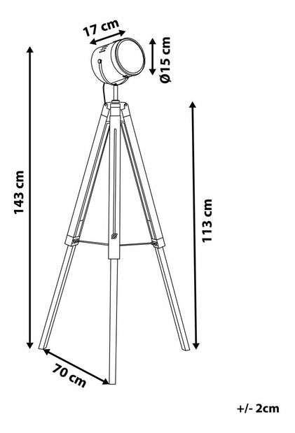 Állólámpa Alytus (fehér)