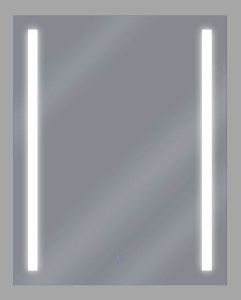 Nástenné zrkadlo 70 x 90 cm Marinet (strieborná)