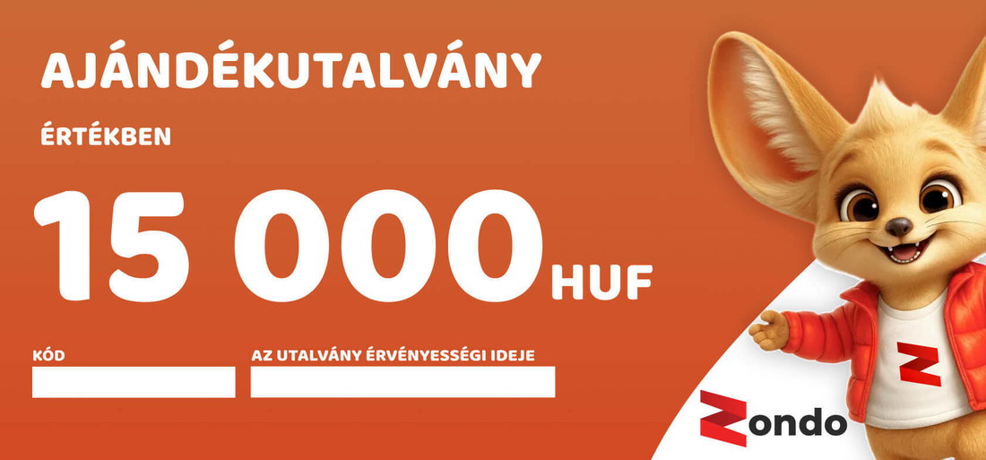 Ajándékutalvány 15000 HUF értékben