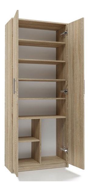 Policová skriňa Obtenidas 1 (dub sonoma)