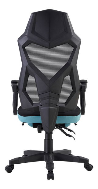 Uredska fotelja Jarak 884H-L036 (crna + neomint)