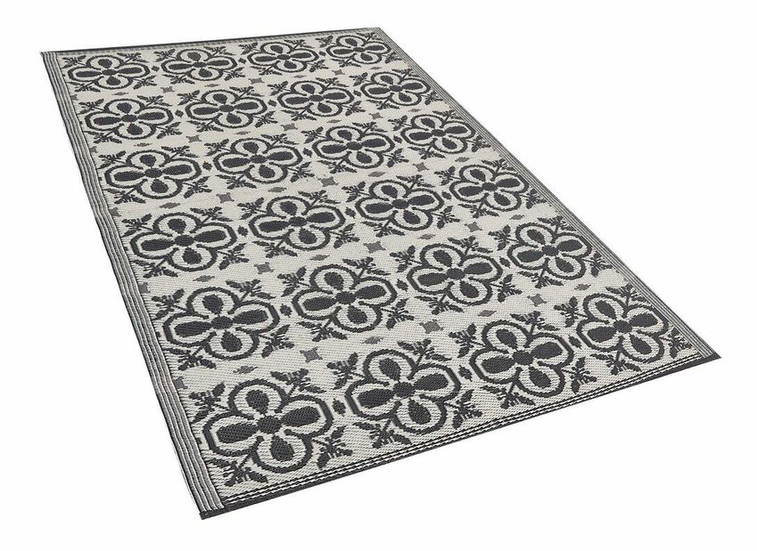 Koberec 120x180 cm NELLIA (čierna + biela)