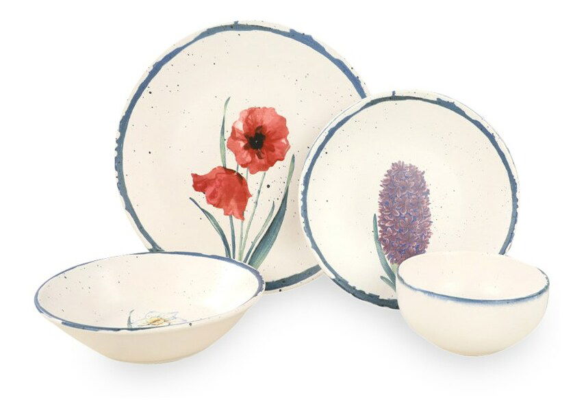 Serviciu de masă (24 buc.) Timba (multicolor)