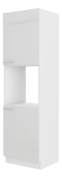 Kuhinjski ormarić za pećnicu- Lavera 60 DP 210 2F (bijela + bijeli sjaj)