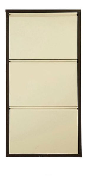 Botník (skrinka na topánky) Kokamu 1 (hnedá + krémová)