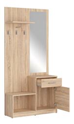 Set mobilier hol Nepo Plus 16 (stejar sonoma) 