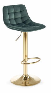 Bárszék Harriet (sötétzöld + arany)