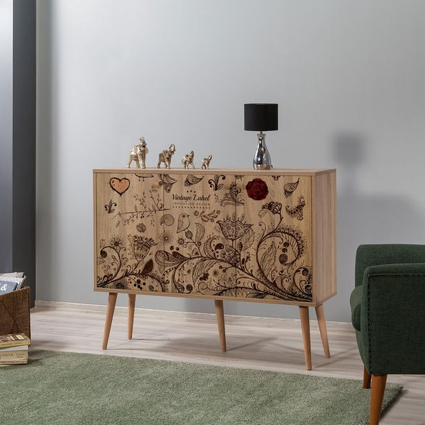 Ormarić Meghan (hrast sonoma)