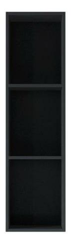 Závesný regál Henry Typ 87 (čierny + čierny vysoký lesk)