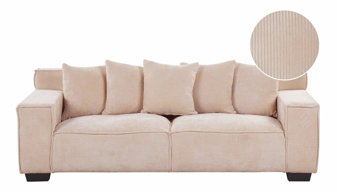 Pohovka trojsedačka VASAN (béžová)