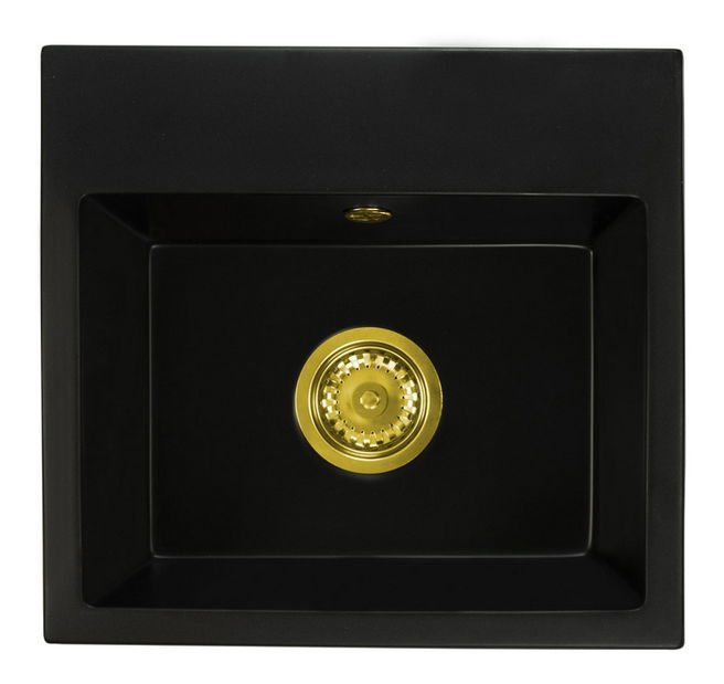 Kuhinjski sudoper Donius (crna) (bez otvora za bateriju)