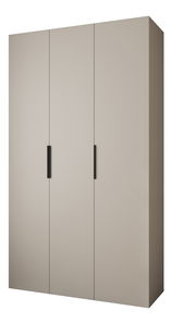 Ormar za garderobu 140 cm Carmela 40-4 (kašmir + crna)