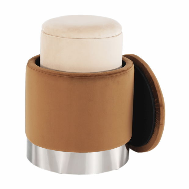 Set 2 buc taburete Ainy (bej)