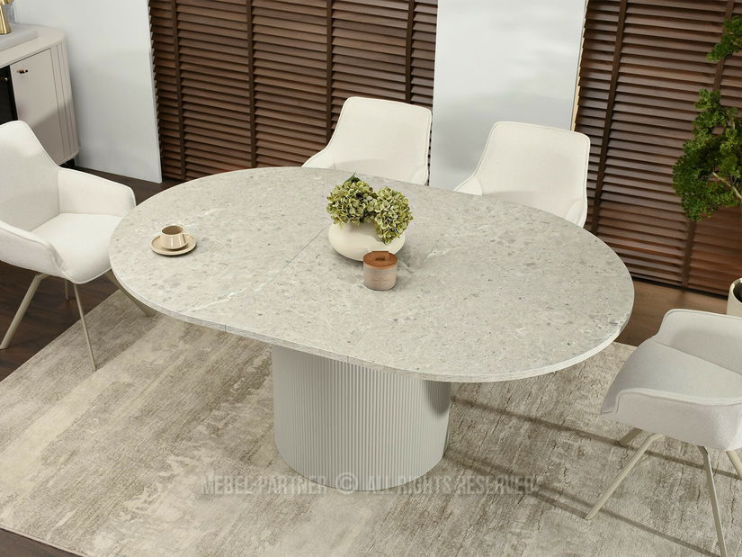 Masă sufragerie Podriamos (marmură + gri)