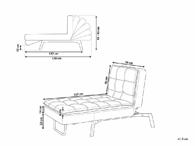 Sofa Loiza (crna)