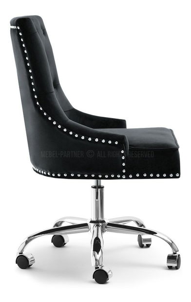 Stolička Sonia (čierna + chrómová)