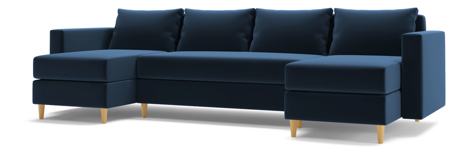 Rohová sedacia súprava U Lover (tmavomodrá)