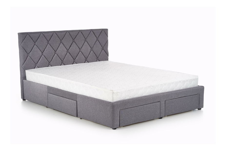 Pat matrimonial 160 cm Finea (cu somieră)