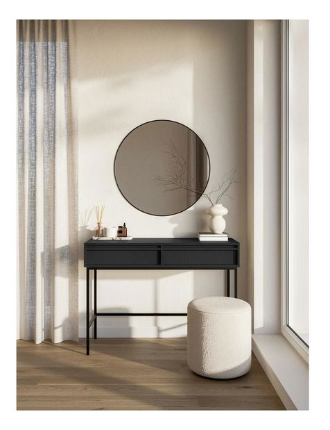 Toaletný stolík Evane E8 (čierna)